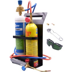 KIT CANNELLO COMPLETO PER SALDATURA AUTOGENA E BRASATURA FORTE   ACCESSORI